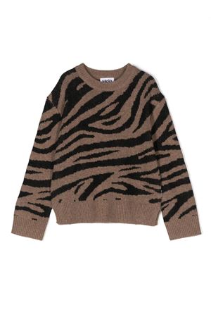 maglione in lana marrone MOLO KIDS | 2W24K2029135